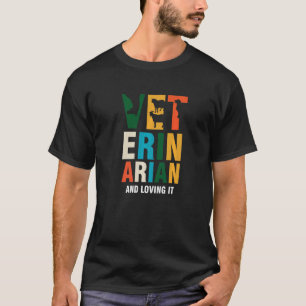 Camiseta Veterinária E Adorando It Vet Tech Veterinary Tec