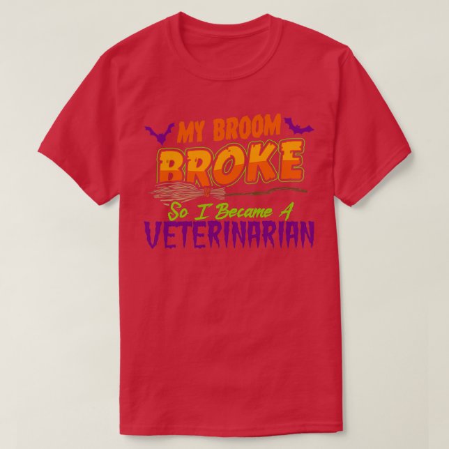 Camiseta Veterinária Haloween (Frente do Design)