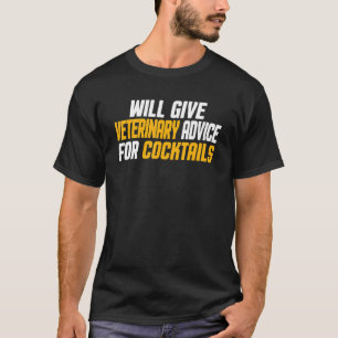 Camiseta Veterinária Prestará Aconselhamento Veterinário Ao