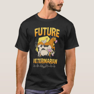 Camiseta Veterinária Vet Tech Cute Veterinary Future Veteri