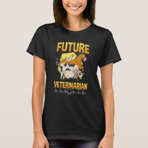 Camiseta Veterinária Vet Tech Cute Veterinary Future Veteri
