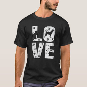 Camiseta Veterinária Veterinária de Animais de Amor e Tecno