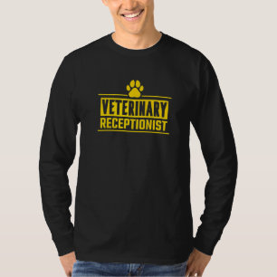 Camiseta Veterinária Veterinária Veterinária Vet Tech Assi