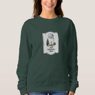 Camiseta Veterinarian Old English Sheepdog Cinza 1 Cute Vet