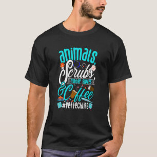 Camiseta Veterinarian Vet Tech Pet Animal Scrubs Rubber Glo