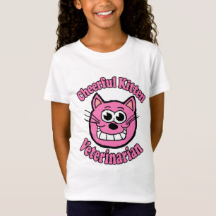 Camiseta Veterinário de Gatinho Alegre