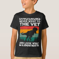 Veterinário Dinossauro Engraçado Vida de Veterinár