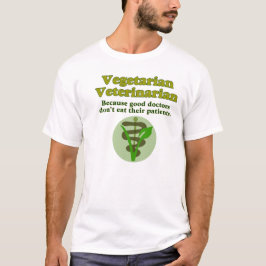 Camiseta Veterinário do vegetariano