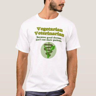 Camiseta Veterinário do vegetariano