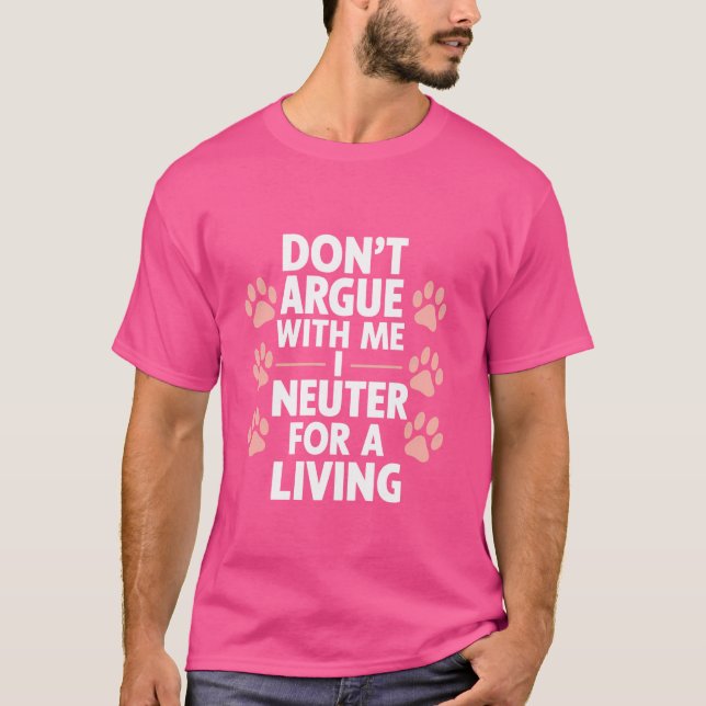Camiseta Veterinário engraçado, (Frente)
