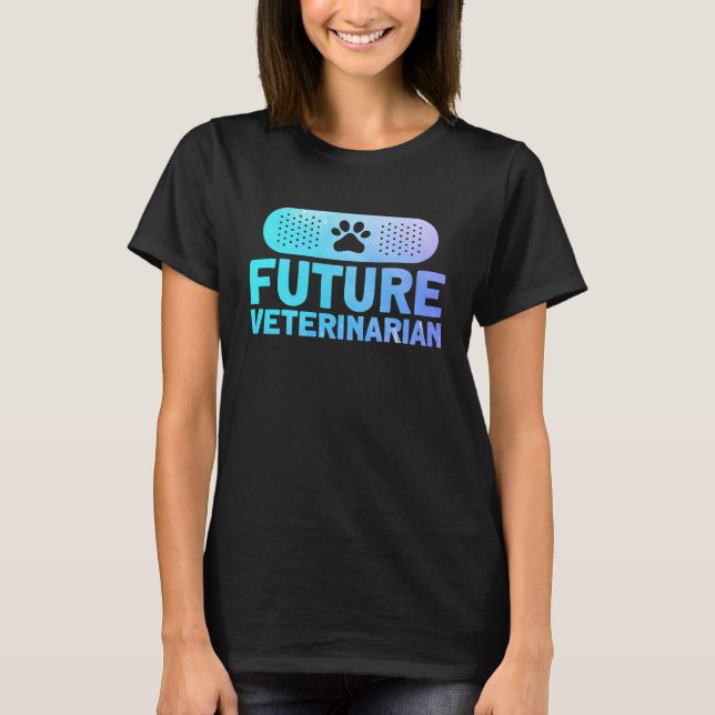 Camiseta Veterinário Future Veterinarian Vet Assistant (Frente)