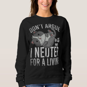 Camiseta Veterinário Não Discuta Comigo, Eu Saco Para Uma L