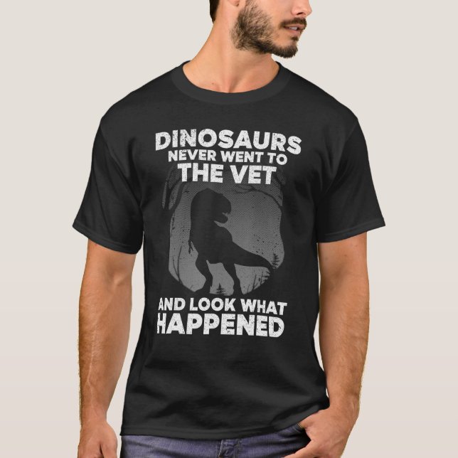 Camiseta Veterinário Para Homens (Frente)
