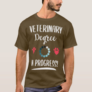 Camiseta Veterinário Progress Funny Veterinary Formando