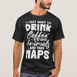 Camiseta Veterinário Vet Tech Bebe Café Salve Animais Ta