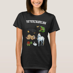 Camiseta Veterinário Veterinário Cachorro Fofo Preguiça Coe