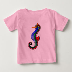 Camiseta Vetor - cavalo marinho