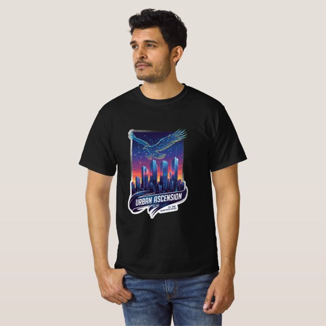 Camiseta Vetor Ciber-Natureza (Frente Completa)