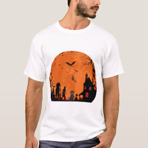 Camiseta vetor de halloween
