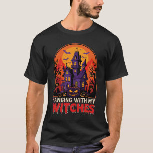 Camiseta Vetor de Lua de Abóbora de Monstro de Laboratório
