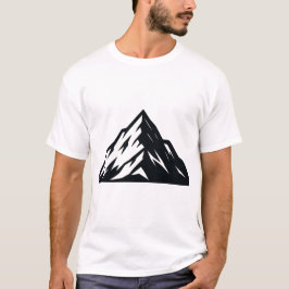 Camiseta Vetor de Montanha Minimalista | Estética da Nature