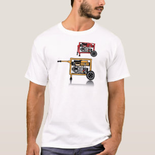 Camiseta Vetor portátil do gerador