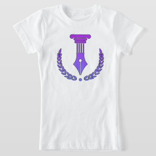 Camiseta Vetor Roxo e Preto