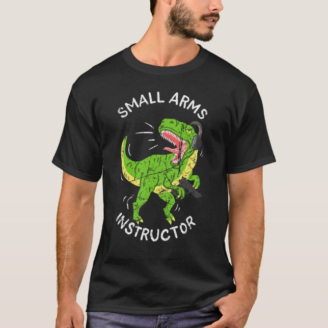 Camiseta Vetores de armas de fogo instrutores de armas lige (Frente)
