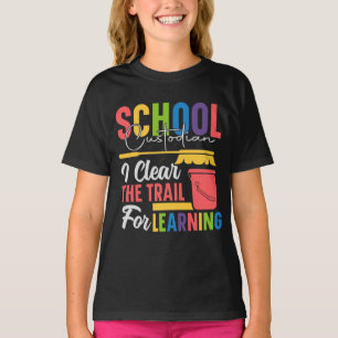 Camiseta Vetores de Zelador Escolar Humorísticos, Cotações 