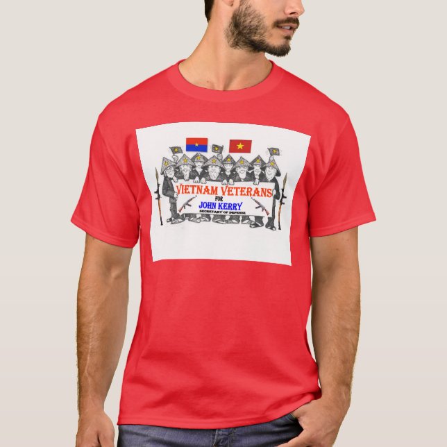 Camiseta VETS VIETNAM para KERRY (Frente)