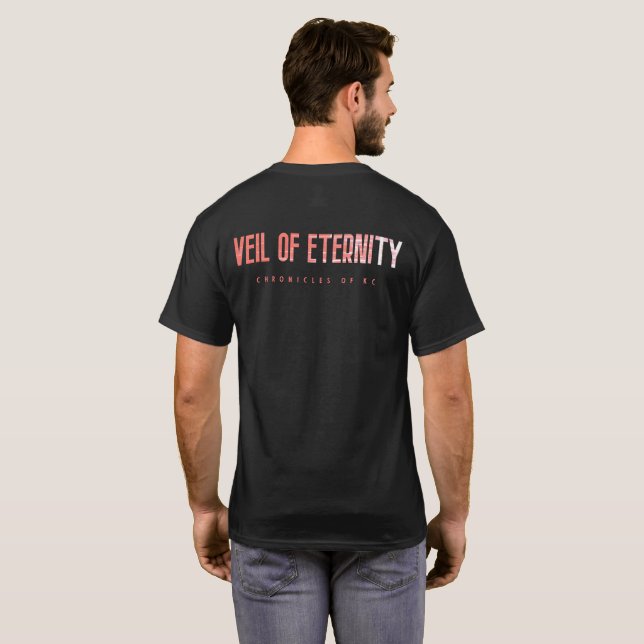 Camiseta Véu da Eternidade (Parte Traseira Completa)