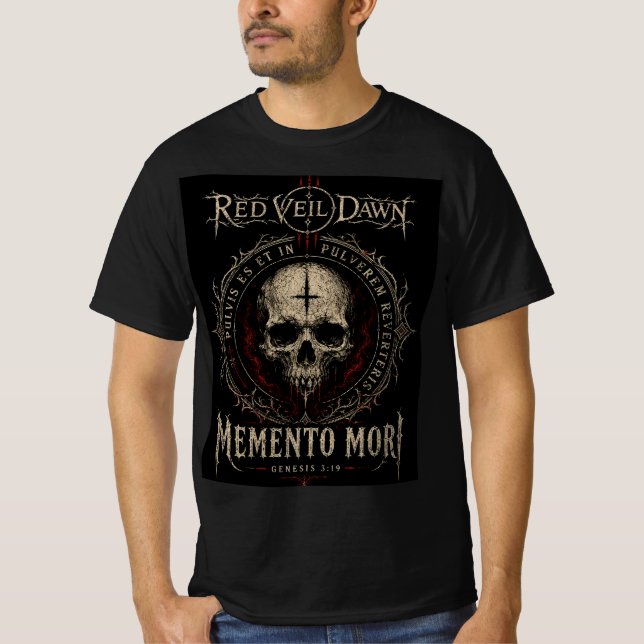 Camiseta VÉU VERMELHO DAWN - Momento Mori (Frente)