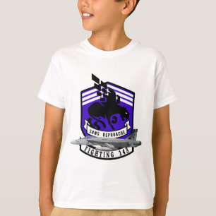 Camiseta VFA-143 "Pukin persegue" o zangão F-18