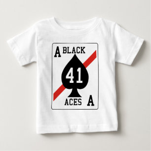 Camiseta VFA - 41 Aces Pretos no Esquadrão de Combate