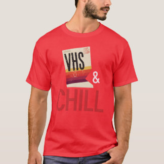 Camiseta VHS and Chill Old School