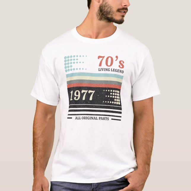 Camiseta Vhs Cassete 1977 Limited Edition | Presente de ani (Frente)
