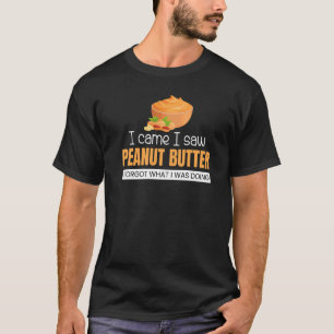 Camiseta Vi Manteiga De Amendoim E Esqueci-Me Da Grafia Da