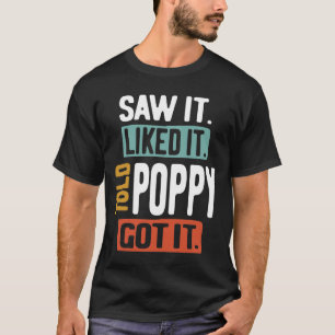 Camiseta Vi Que Gostava Dito Que A Poppy Enganou-Te, Menina
