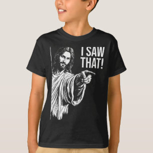 Camiseta Vi que Jesus Citação Engraçada para Mulheres MENA