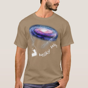 Camiseta Via Látea Sistema Solar Engraçado Astronomia Engra