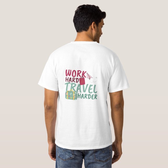 Camiseta viagem (Parte Traseira Completa)
