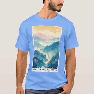 Camiseta viagem 13 do Parque Nacional dos Montanhas do Enfu