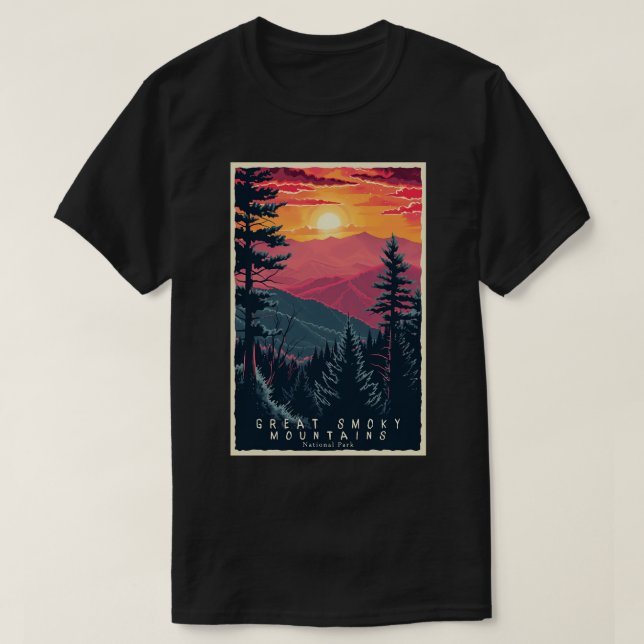Camiseta viagem 9 do Parque Nacional dos Montes do Enfumaça (Frente do Design)