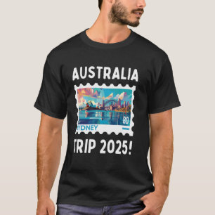 Camiseta Viagem à Austrália 2025! Férias em Grupo, Envio de