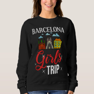 Camiseta Viagem à Cidade de Barcelona Espanha Mapa do Horiz