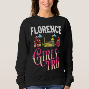 Camiseta Viagem à Cidade de Florença Itália Mapa do Horizon