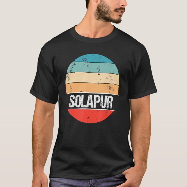 Camiseta Viagem à Cidade de Solapur na Índia (Frente)