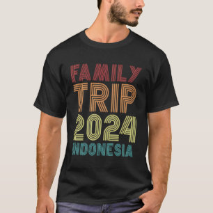 Camiseta Viagem à Família 2024 Vacinação Indonésia