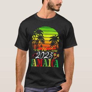 Camiseta Viagem à família Holiday Jamaica 2025 Aqui Vemos R