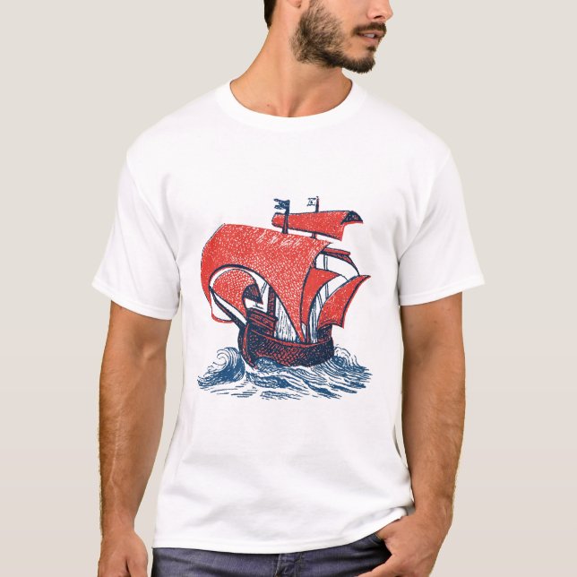 Camiseta Viagem à Vela (Frente)